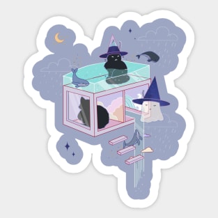 Cats secret place Sticker